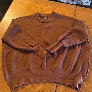 Amazon Women's Chocolate Crew Neck Sweater